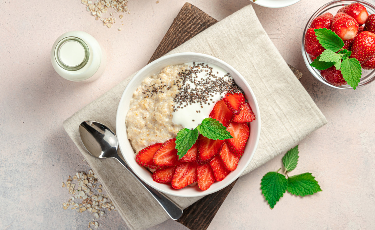 Adding flaxseeds, walnuts, or chia seeds to yogurt enhances omega-3 absorption