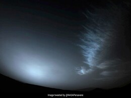 NASA's Perseverance Rover Captures Stunning View Of Drifting Clouds On Mars NASA's Perseverance Rover Captures Stunning View Of Drifting Clouds On Mars