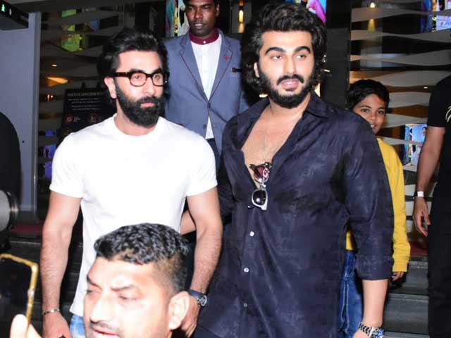 Actors Ranbir Kapoor And Arjun Kapoor Spotted Together