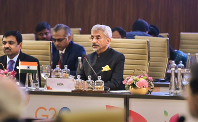 "Global Decision-Making Must Be Democratised": S Jaishankar At G20 Meet