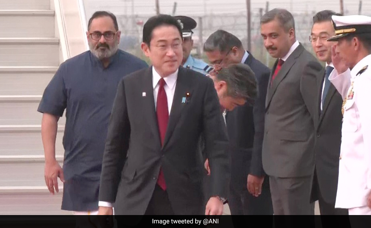Japan PM Fumio Kishida Arrives In India, Defence And Trade On Agenda
