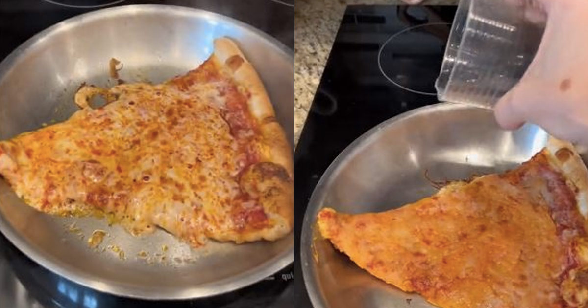 Amazing Viral Hack To Reheat Leftover Pizza Receives 20 Million Hits