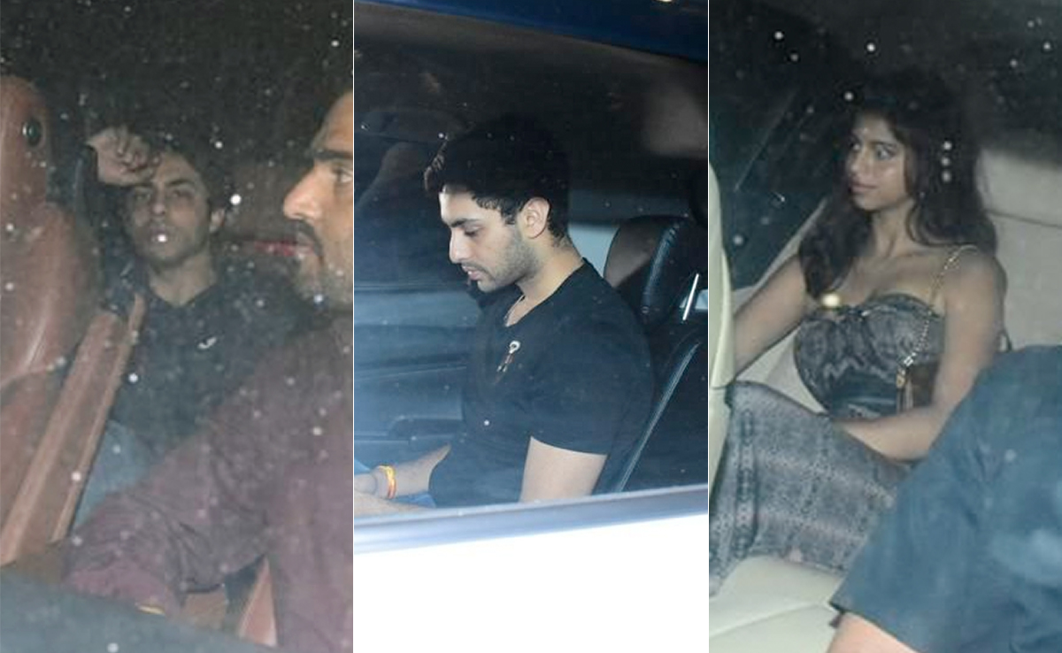 Pics: At Tania Shroff's Birthday Party - Suhana-Aryan Khan, Agastya Nanda, Shanaya-Khushi Kapoor And Others