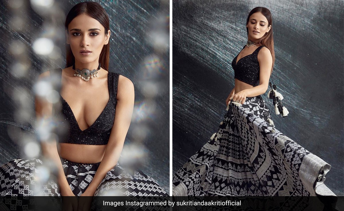 Radhika Madan's Plunging Blouse And Printed <i>Lehenga</i> Gives <i>Desi</i> Dressing A Modern Twist