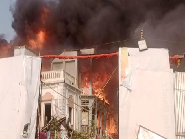 Watch: Major Fire Breaks Out On Sets Of TV Serial In Mumbai's Film City