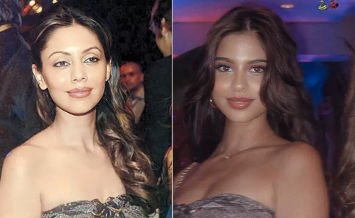 Suhana Khan Parties In Mom Gauri's Dress. See Them Wear It Years Apart