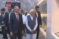 PM Modi, Australian PM At Ahmedabad Stadium For India-Australia 4th Test PM Modi, Australian PM At Ahmedabad Stadium For India-Australia 4th Test