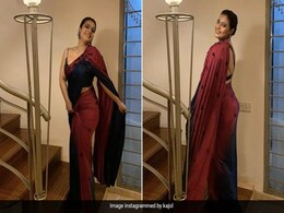Kajol's Two-Toned <i>Saree</i> Falls On Her As "Unconditionally" As She Is Loved By Us All Kajol's Two-Toned <i>Saree</i> Falls On Her As "Unconditionally" As She Is Loved By Us All