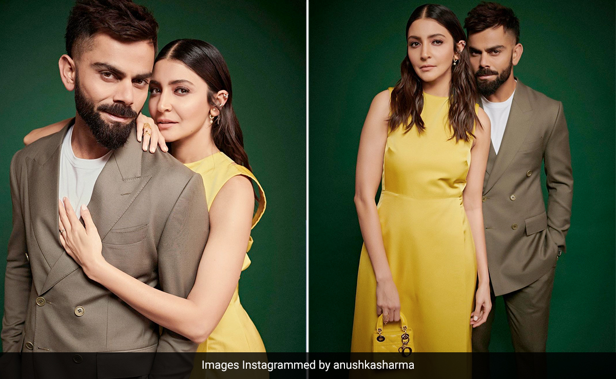 Anushka Sharma And Virat Kohli Continue Their Couple Fashion Streak In Chic Summer Monochromes