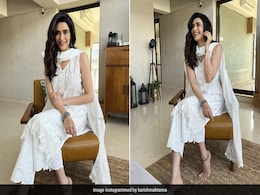 Karishma Tanna's Sleeveless <i>Chikankari</i> Suit Is The Ethnic Summer Staple Our Closets Need RN Karishma Tanna's Sleeveless <i>Chikankari</i> Suit Is The Ethnic Summer Staple Our Closets Need RN