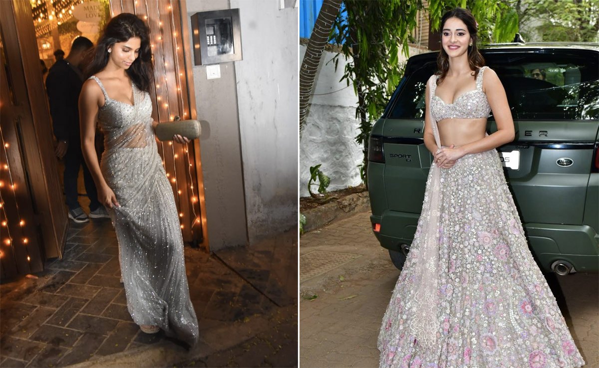 Pics: Gauri-Suhana Khan, Ananya Panday And Others At Alanna's Sangeet Ceremony