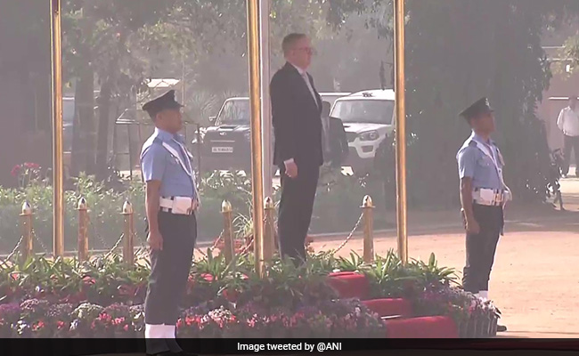Australian PM Gets Ceremonial Welcome At Rashtrapati Bhavan