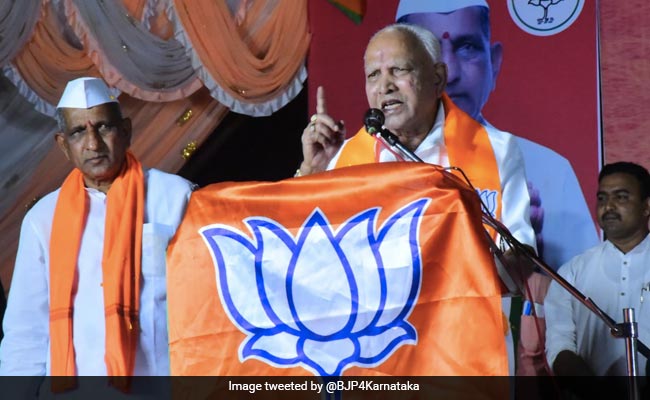BJP Falls Back On BS Yediyurappa, Makes Him "Mascot" For Assembly Polls