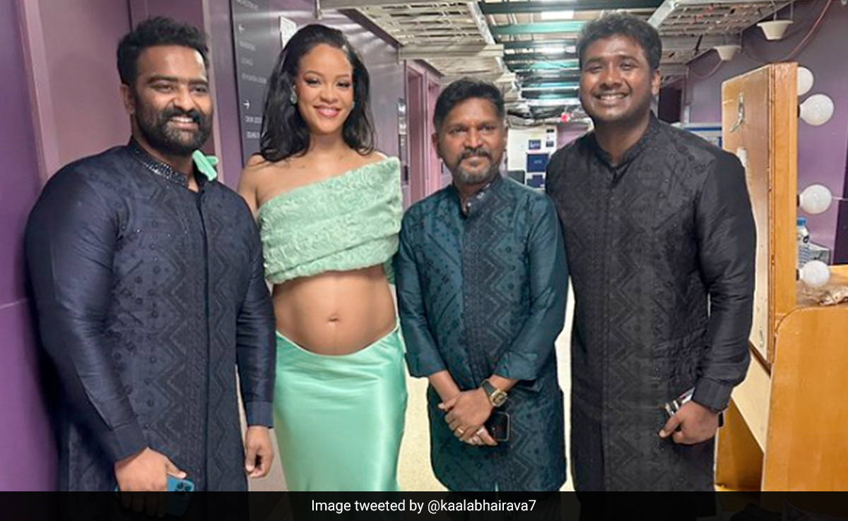 <i>'Naatu Naatu'</i> Singers Share Their Fanboy Moment With ''Queen'' Rihanna At Oscars 2023