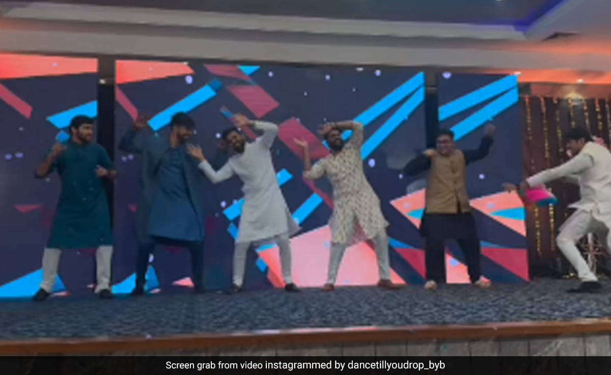 Watch: Men Dance To Shinchan's Title Track At Wedding Function, Internet Is In Splits