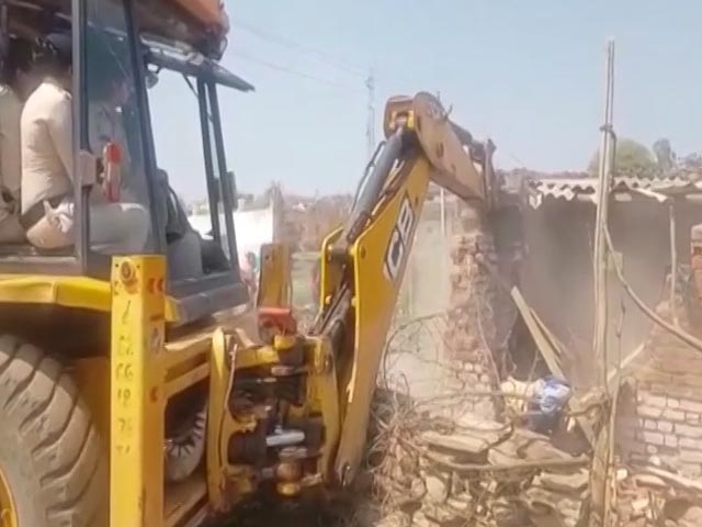 Video: Madhya Pradesh Women Cops Bulldoze Home Of Rape-Accused