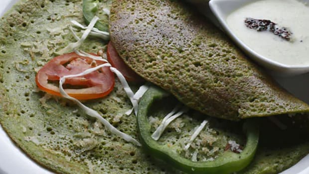 Andhra food: Pesarattu is made using green moong and not urad dal