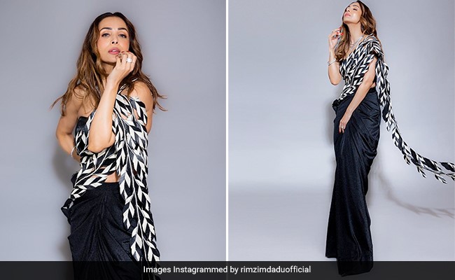 We'll 'Leaf' It To Malaika Arora To Make A <i>Saree</i> Look Edgy Like Only She Can