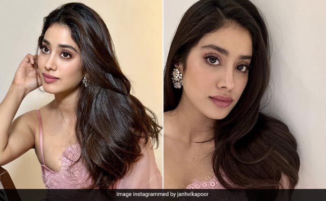 We Are Blushing And Janhvi Kapoor's Pink Hue Makeup Is The Root Cause Of It