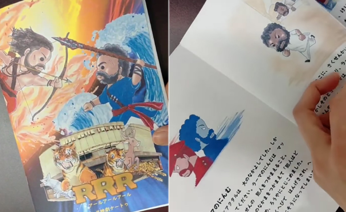 Watch: Japanese Woman Designs 'RRR'-Themed Storybook For 7-Year-Old Son, Internet Amazed