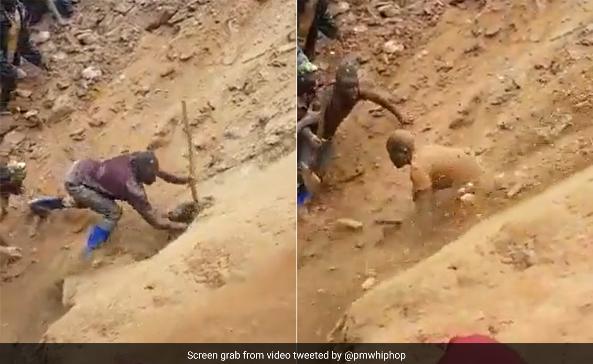 Video Shows Miners 'Pop Out' Of Collapsed Gold Mine, All Rescued