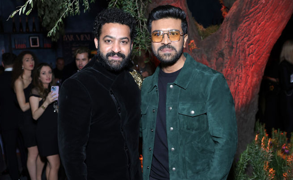 <i>RRR</i> At Oscars 2023: How Ram Charan-Upasana, Jr NTR, SS Rajamouli Celebrated At Vanity After Party