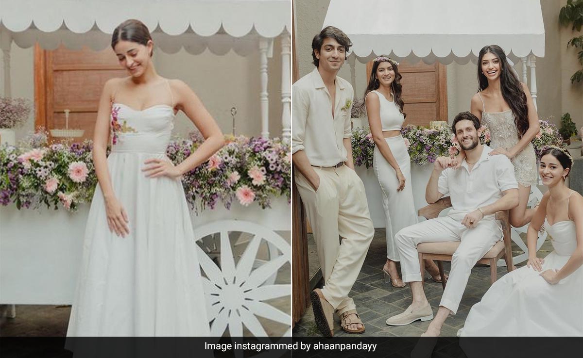 Ananya Panday Is A Happy Bridesmaid At Cousin Alanna's Bridal Shower Bash