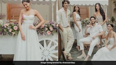 Ananya Panday Is A Happy Bridesmaid At Cousin Alanna's Bridal Shower Bash