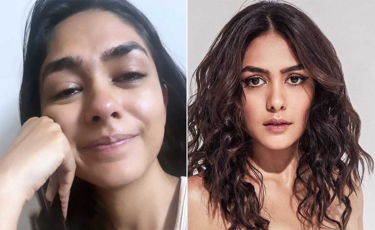 Mrunal Thakur Shares A Teary-Eyed Pic, Opens Up About Being "Naive" And "Vulnerable"