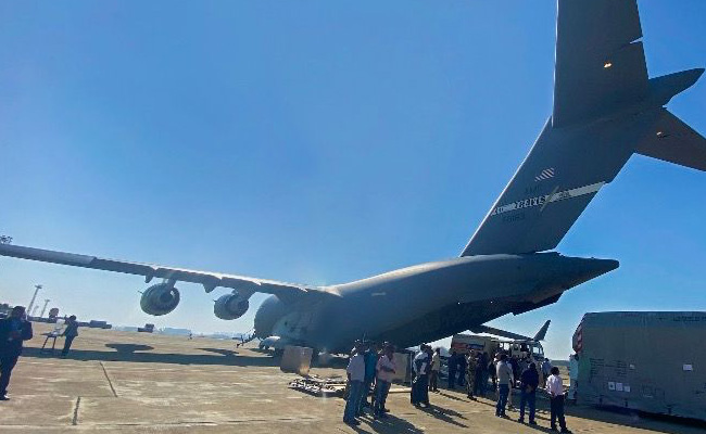 "Touchdown In Bengaluru": US Air Force Plane Brings NASA-ISRO Satellite