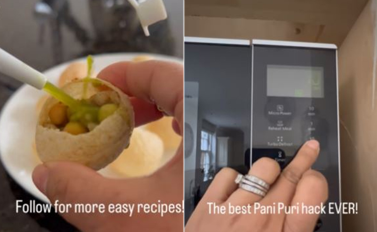 Can Pani Puri Be Made In Microwave? Viral Video Shows How It's Possible