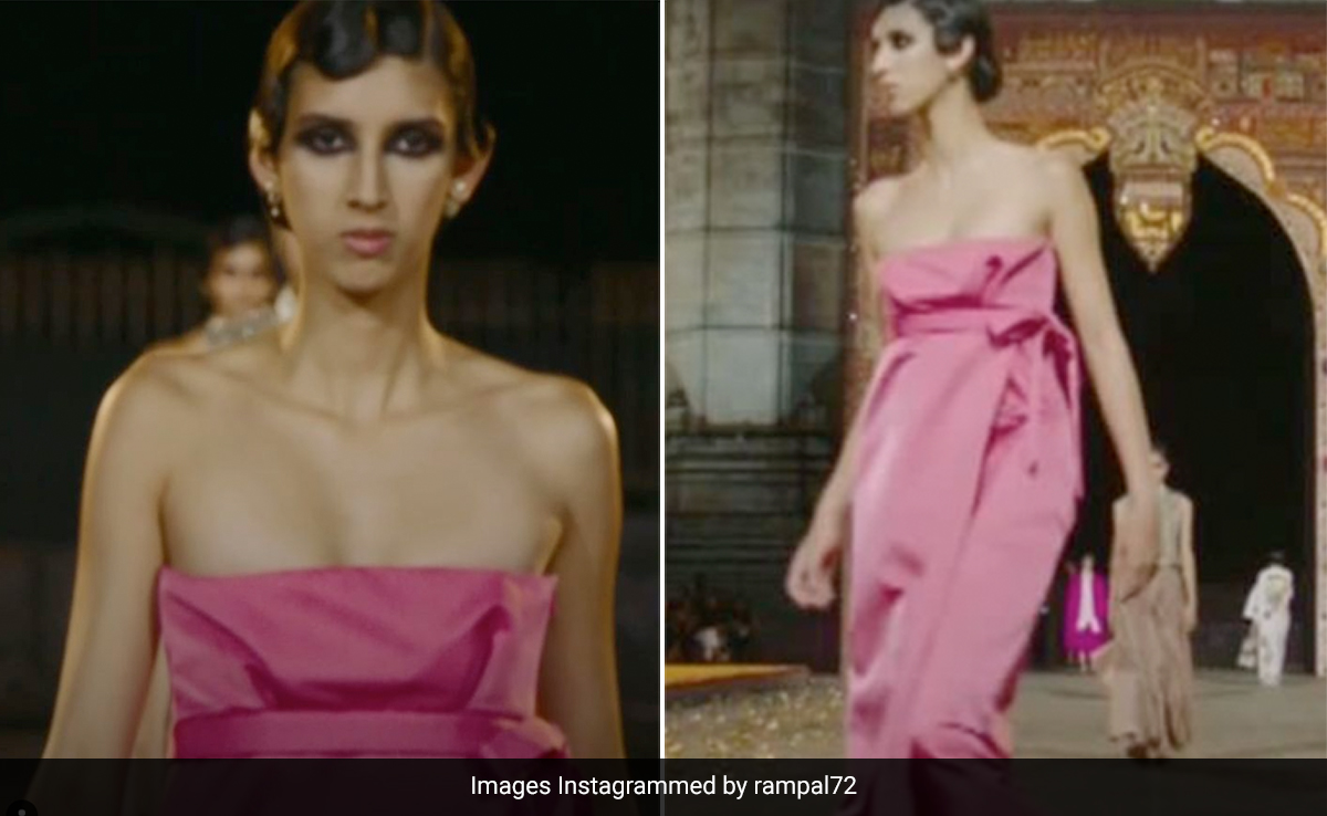 A Star Is Born: Arjun Rampal's Daughter Myra Walks For Dior's Show At Gateway Of India