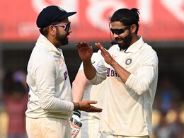 "<i>Bhai Thoda Relax Karo...</i>": Rohit Sharma's Hilarious Comment On Ravindra Jadeja's DRS Appeals "<i>Bhai Thoda Relax Karo...</i>": Rohit Sharma's Hilarious Comment On Ravindra Jadeja's DRS Appeals