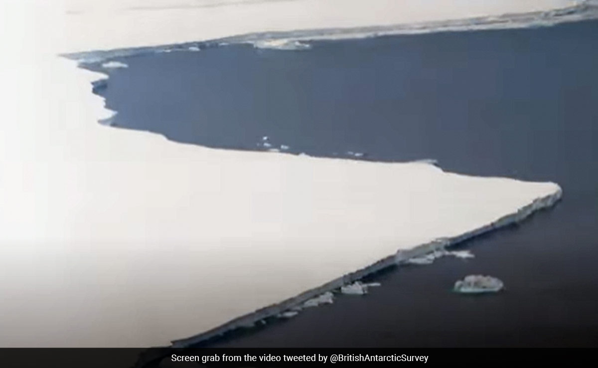 Watch: First Look At Iceberg The Size Of Greater London