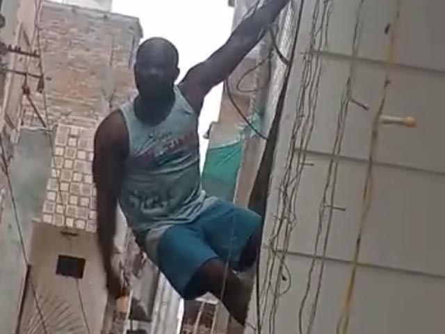 Video: Nigerian Man Jumps from Building in Delhi After Learning About Parents' Death