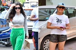 Genelia D'Souza And Giogia Andriani Were Clicked In The City Genelia D'Souza And Giogia Andriani Were Clicked In The City