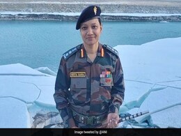 Col Geeta Rana, 1st Woman Army Officer Posted Near China Border In Ladakh Col Geeta Rana, 1st Woman Army Officer Posted Near China Border In Ladakh
