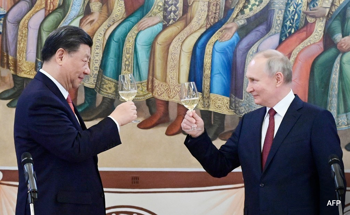 "Marriage Of Convenience": US's Jibe At Putin-Xi Jinping Meet In Russia