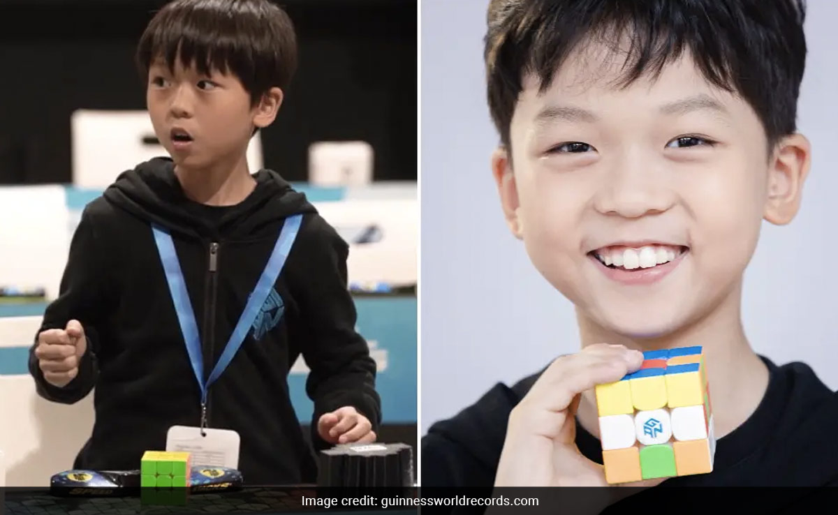 Watch: 9-Year-Old Chinese Boy Breaks Rubik's Cube Speed Record