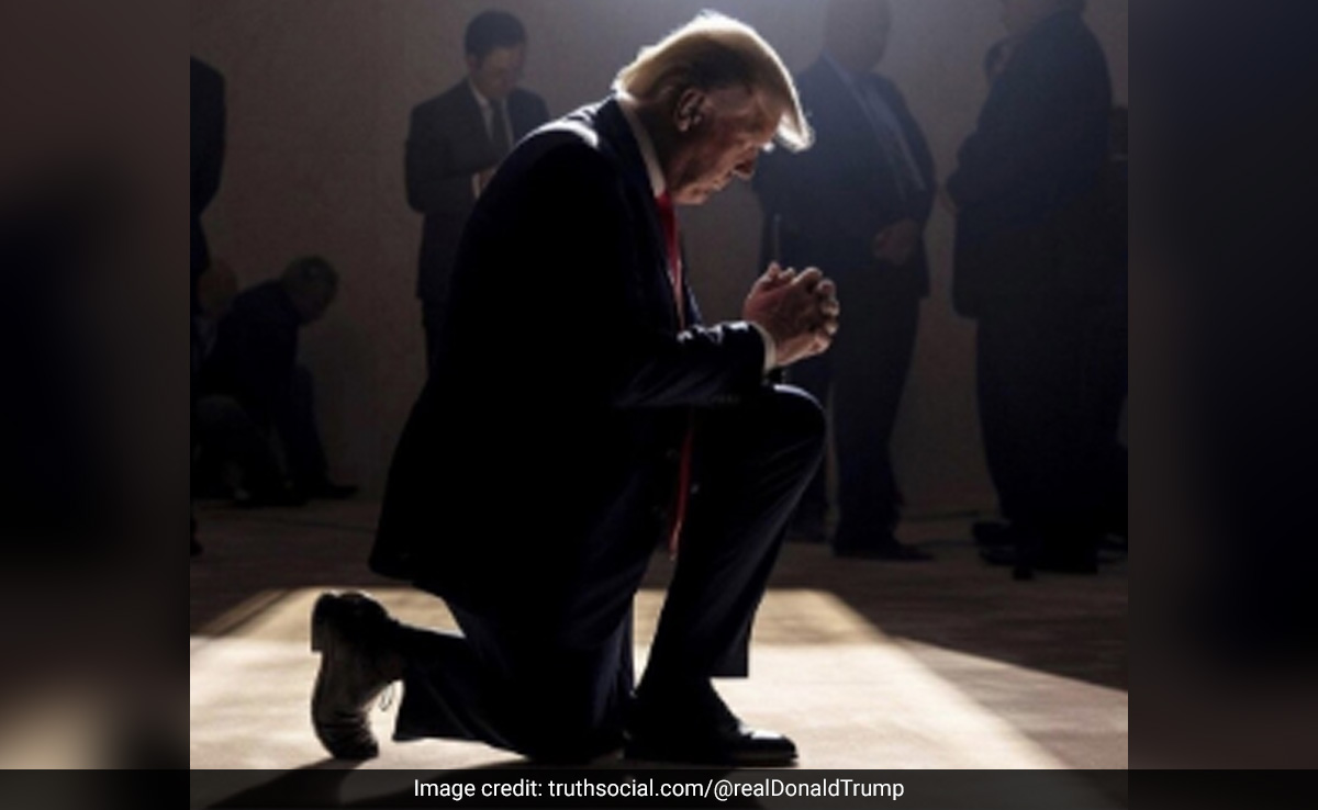 Donald Trump Shares Fake AI-Generated Image Of Himself Amid Arrest Speculations