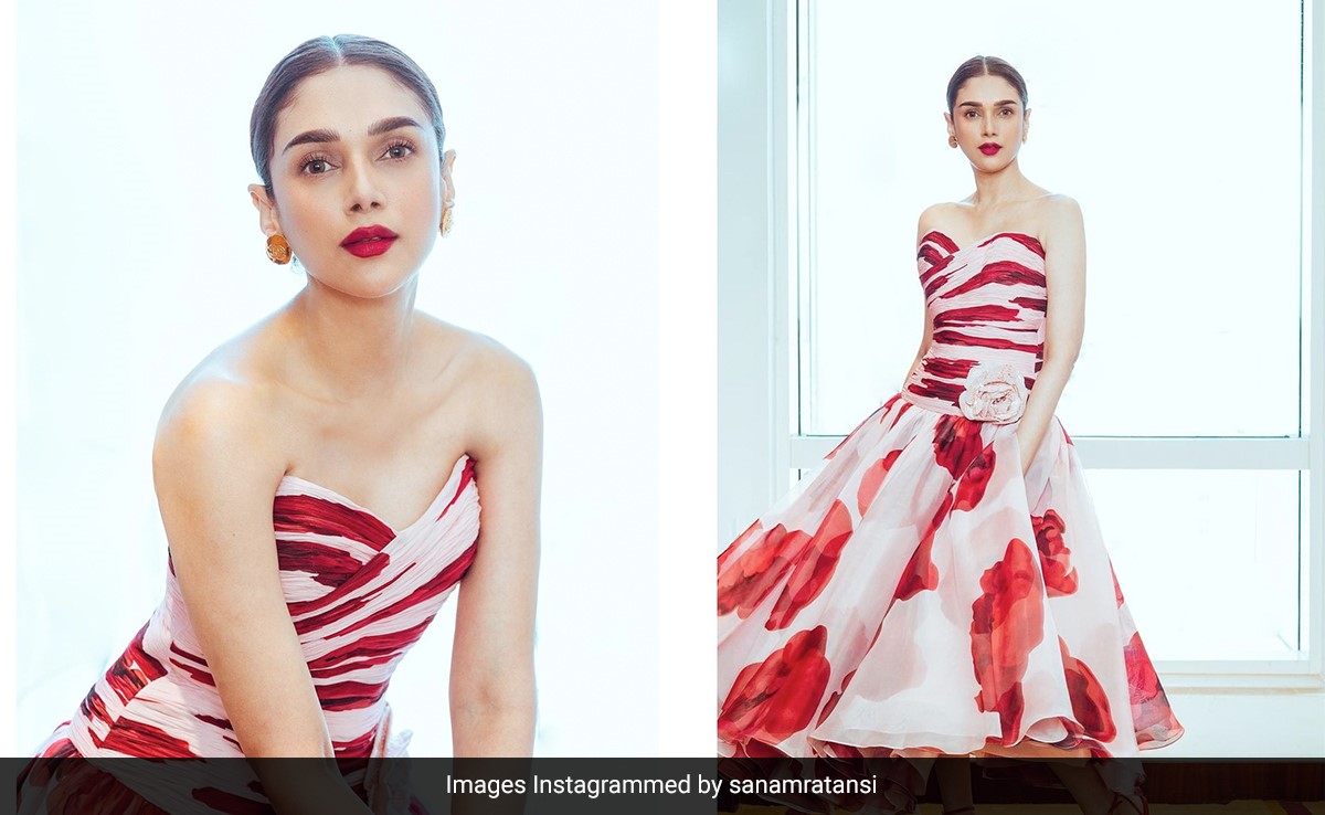 Aditi Rao Hydari In A Strapless Floral Dress Is A Breath Of Fresh Spring Air On A Mundane Tuesday