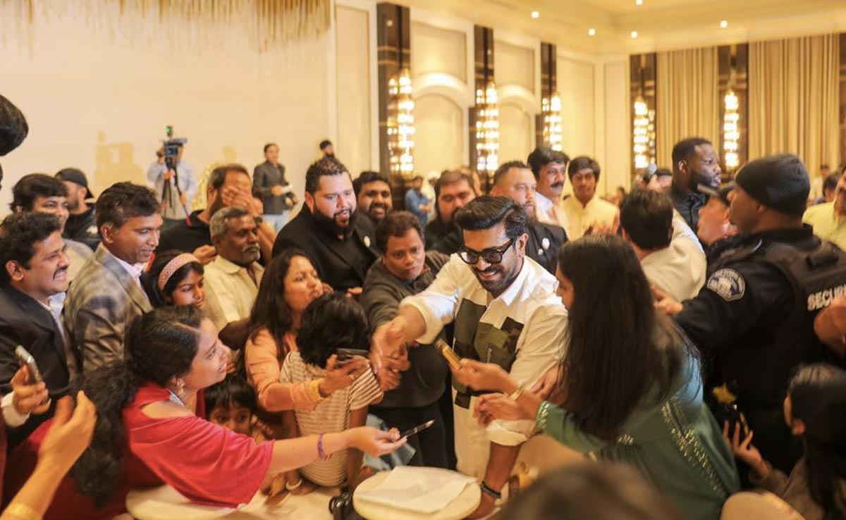 Ahead Of Oscars 2023, Ram Charan Had This Much Fun With His Fans In Los Angeles