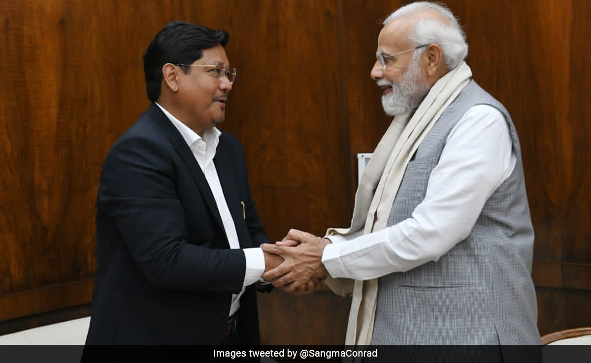 Chief Ministers Of 3 Northeastern States Call On PM Modi In Delhi