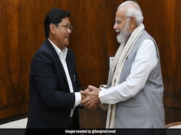 Chief Ministers Of 3 Northeastern States Call On PM Modi In Delhi Chief Ministers Of 3 Northeastern States Call On PM Modi In Delhi