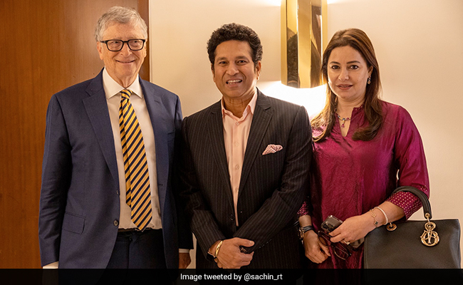 Sachin Tendulkar Meets Bill Gates In Mumbai, Calls It "Learning Opportunity"
