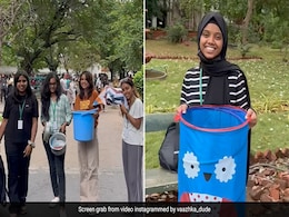 Watch: Students Bring Pressure Cookers, Buckets And Suitcases To College To Celebrate 'No Bag Day' Watch: Students Bring Pressure Cookers, Buckets And Suitcases To College To Celebrate 'No Bag Day'