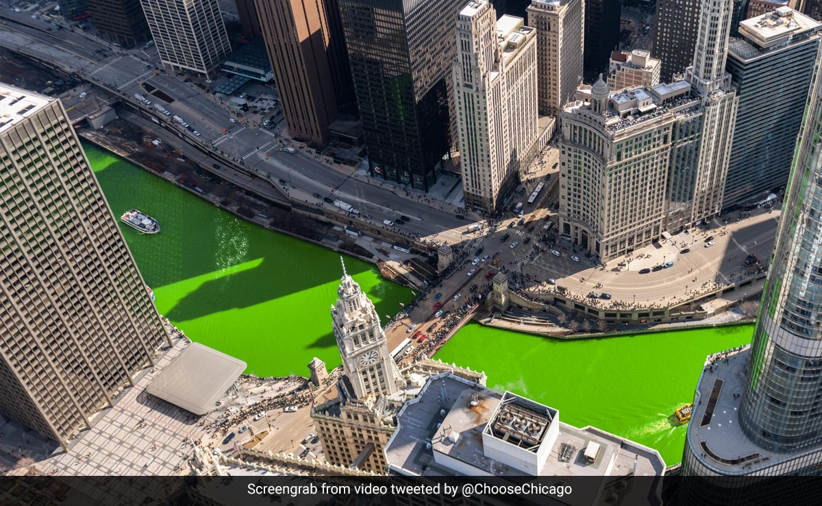 Watch: Chicago River Turns Green for St. Patrick's Day. Know The History