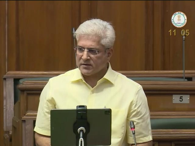 Delhi Finance Minister Presents Rs 78,800-Crore Budget In Delhi Assembly