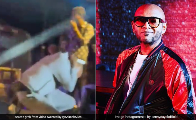 Video: Singer Benny Dayal Gets Hit By A Drone During Live Concert In Chennai