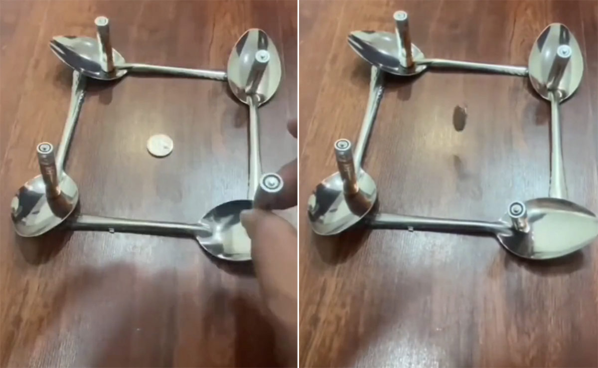 बैटरी लगाते ही हवा में उड़ने लगा सिक्का, लोगों ने कहा- फेंक मत ये Fake Video, जानें पूरा सच!